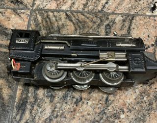 Vintage Cragstan Tin Battery Operated Steam Locomotive Freight Train Set 2