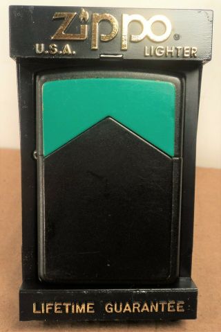 Vintage 90s 1997 Rare Marlboro Green Roof Zippo Lighter Menthol Cigarettes