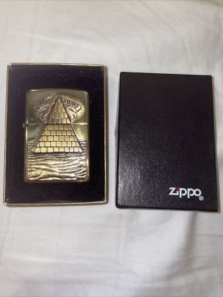 Vintage Zippo 1997 Carpe Diem Pyramid Lighter | Barrett Smythe | |