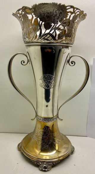 Unique 1800,  S Tiffany & Co Sterling Silver 14” Inches Heavy Cup.