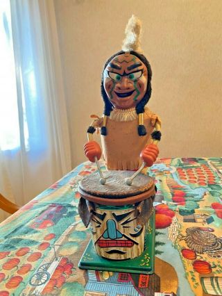 Vintage - Nutty Mad Indian Toy - Marx & Co.  - But No Whooping Sound