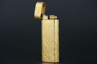 Cartier Vintage Lighter Gold Plated For Repair Cl25