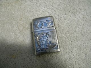 VINTAGE ZIPPO LIGHTER IN A STERLING SILVER CASE 2