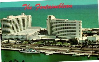 Vintage Postcard - Miami Beach Florida 14 Acres Of Resort Hotel Un - Posted 1407