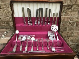 Silverware Old Lace By Towle Sterling Silver Flatware Service For 8 And