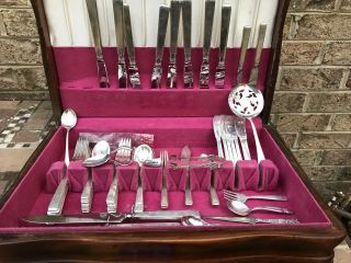 SILVERWARE Old Lace by Towle Sterling Silver Flatware Service For 8 And 2