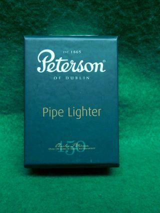 Peterson Brown Pipe Lighter Butane Gas Owner