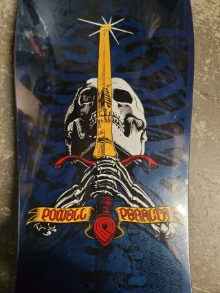 Late 80s Vintage Powell Peralta Skull & Sword Skateboard Deck 4