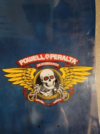 Late 80s Vintage Powell Peralta Skull & Sword Skateboard Deck 6