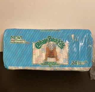 1984 Cabbage Patch Kids Disposable Designer Diapers Open 19 Count