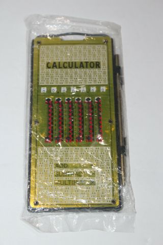 Pocket Calculator Vintage Kingson Add Subtract Multiply
