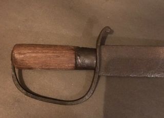 Antique Civil War Confederate D Guard Bowie Knife 3