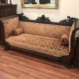 Victorian Phoenix Royal Olympian Sofa Daybed Couch Irish Velvet 4 - Sides