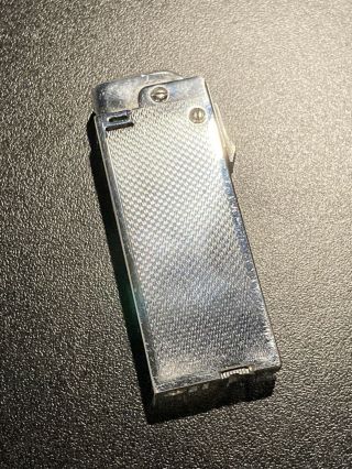 Thorens " Vedette " Elegant Semi - Automatic Lighter - Made In Switzerland - Vintage