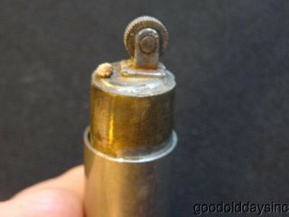 Chrome Trench Art 50 Caliber Bullet Shell Casing Lighter Sparks Big 3