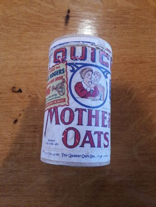 Vintage 1950s Mother’s Oats Roy Rogers Branding Iron Ring Offer Container