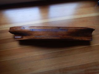 Antique LARGE Wooden Ship Model Double Half Hull 3