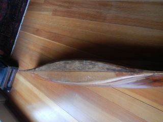 Antique LARGE Wooden Ship Model Double Half Hull 6
