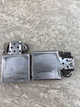 Vintage Zippo Inserts Pat.  2032695 And 2517191