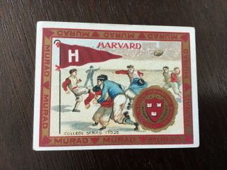 1910 T51 Murad Cigarettes Harvard University Football Card