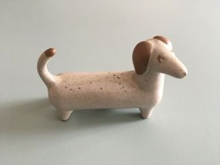 Vintage Ceramic Dachshund Weiner Dog Figurine