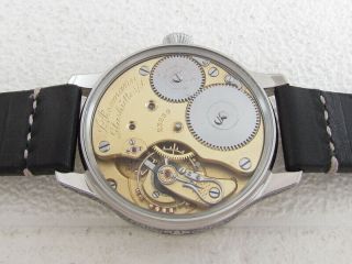 Julius Assmann Glashutte i SA Antique Germany UNIQUE Art Deco Men ' s Watch EXC 6