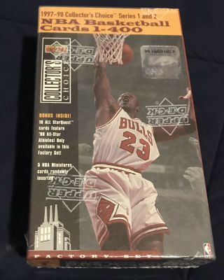 1997 - 98 Upper Deck Collector’s Choice Factory Complete Set Michael Jordan