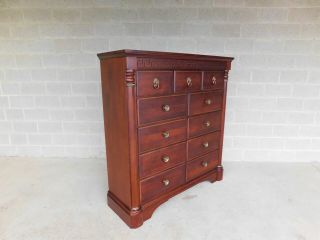 Stanley Furniture Neo - Classical Mahogany 11 Drawer Chest 660 - 13 - 13