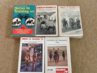 Vintage Horses In Training 1973,  1983,  1984,  1985,  1986