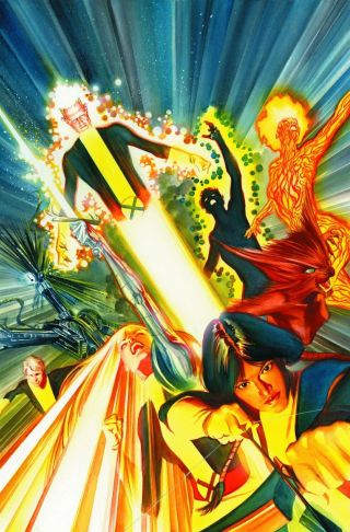 Vintage 2009 Mutants 1 Poster Art By Alex Ross 24x36 Inches