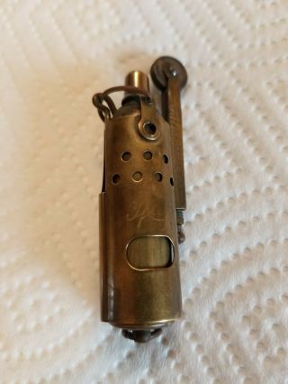 Vintage Imco Brass Trench Lighter Made In Austria Pat 105107