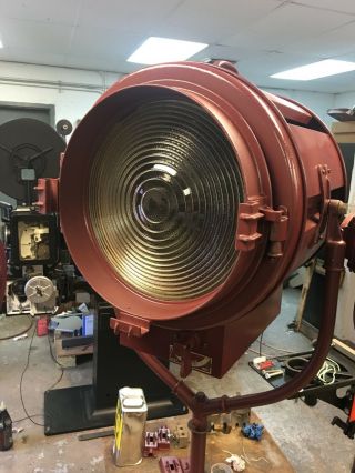 Antique Mole Richardson 415 5KW Studio Spot Ex Warner Brothers Restored 2