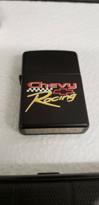 Zippo Lighter Chevy Racing Black 03