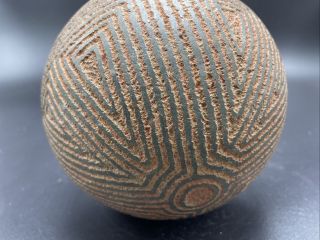 Taino Pre Columbian 5.  25 inch Ceremonial Stone Batey Game Ball 3