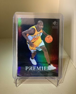 2007 - 08 Upper Deck Sp Rookie Edition Premier Prospects Holo Kevin Durant Rc Nba