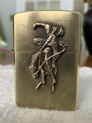 Vintage 1994 Zippo Brass Marlboro Country Store Lighter