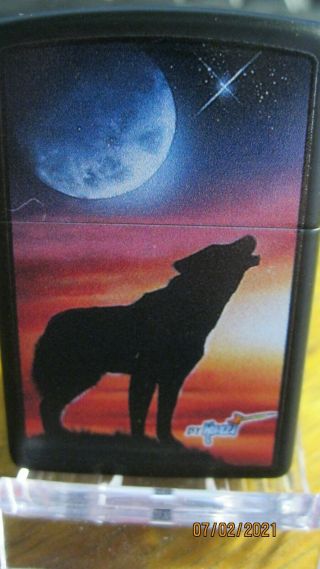 Zippo Mazzi Wolf Howling At The Moon Stunning