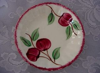 Vintage Blue Ridge Southern Potteries Crab Apple Hand Painted Berry Bowl
