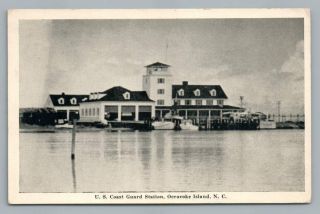 Us Coast Guard Station Ocracoke Island North Carolina Vintage Outer Banks 1953