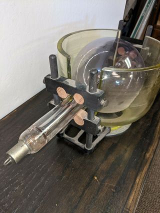 Antique X - Ray Tube And Holder