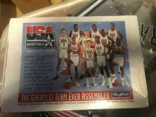 1992 Skybox Usa Basketball Dream Team Greatest Ever Assembled Factory Box