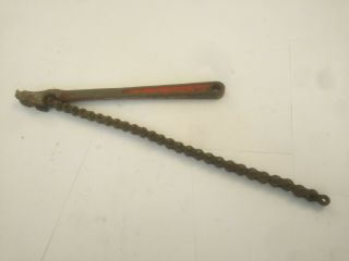 Vtg Ridgid C - 12 Chain Wrench Pipe Wrench 31310 Made In Usa