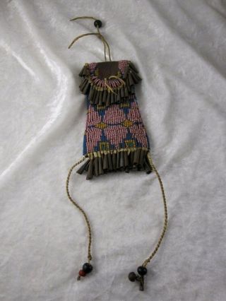 Antique Native American Indian Beaded Pouch/bag Medicine Bag?