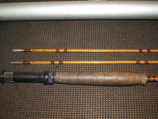Vintage - Nate Uslan Bamboo Fly Rod Model 2 7 1/2 