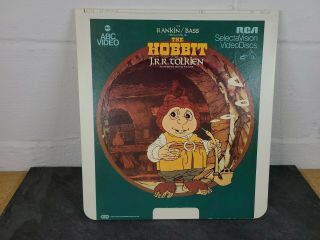 Vintage The Hobbit Ced Video Disc Rankin/bass Tolkien Rca Selectavision 1982