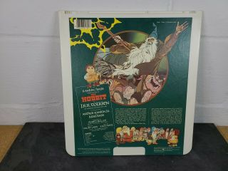 Vintage The Hobbit CED Video Disc Rankin/Bass Tolkien RCA SelectaVision 1982 2