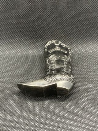 Small Rare Marlboro Cigarette Lighter Case for BIC Cowboy Boot Collectible 3