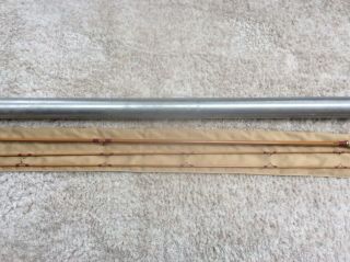 Vintage H.  L.  Leonard Bamboo Fly Rod “Red Wrap” 2