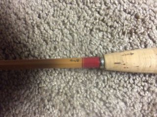 Vintage H.  L.  Leonard Bamboo Fly Rod “Red Wrap” 6