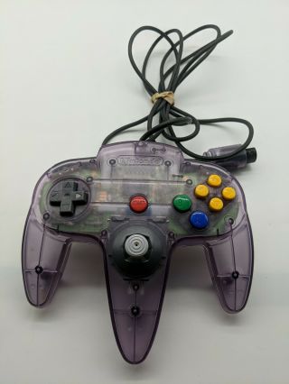 Nintendo 64 N64 Atomic Purple Controller Official Retro Vintage